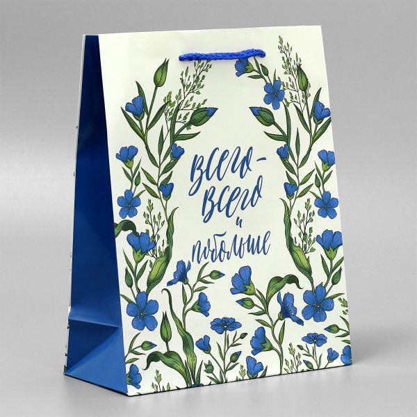 Пакет ламинированный Всего всего, MS 18х23х8 см, 10084309