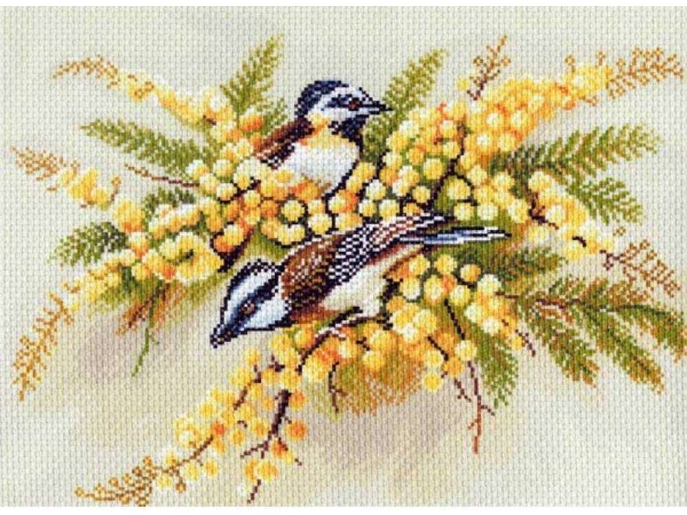 Набор для вышивания нитками Матренин Посад, Наступление весны 37х49 см