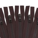 Молния трактор Arta Т6 (6 мм) 1 зам., разъем., 50 см, цв. 068 т.коричневый, уп.5 шт