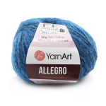 Пряжа YarnArt (ЯрнАрт) Allegro / уп.10 мот. по 50 г, 145м, 709 синий меланж