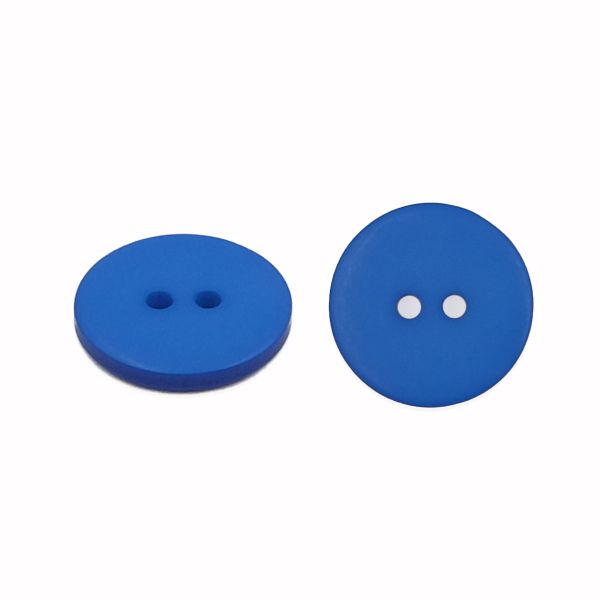 Пуговицы 2 прокола 28L, 18 мм, (Blue2 (синий2)) NE63, 72 шт