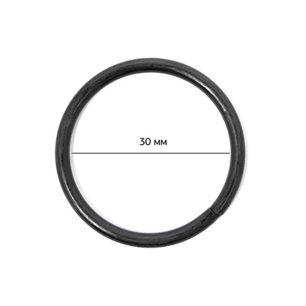 Кольцо разъемное металл in ⌀30 мм (36 мм внешн.), TSW цв. оксид уп. 100 шт