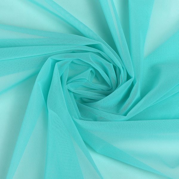 Сетка бельевая эластичная 80 г/м², шир.160 см / 50 метров, 068, 422 голубой опал /068.422/