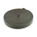 Стропа (ременная лента) 25 мм / 25 метров, толщ. 1.0 мм, [23.2 г/пог.м], 100% п/э, хаки