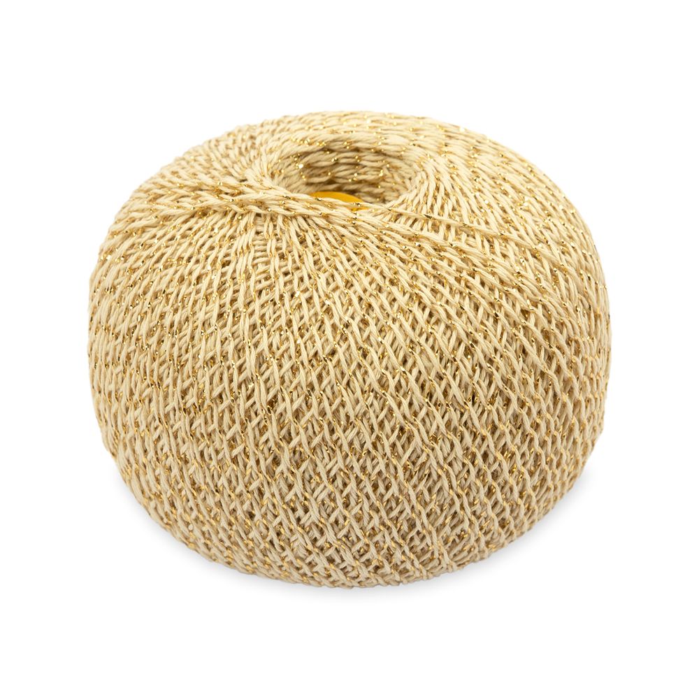 Пряжа ПНК им.Кирова Золотые шары, 2х50 г, 390 м, №0103 кремовый