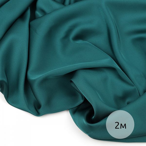 Шелк Армани 90 г/м², 150 см / 2 метра, арт.Arm-026 цв.026 атлантическая глубина