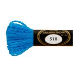 Мулине Радуга, цв.518 т. лазурный, Россия, 8 мотков по 15 метров