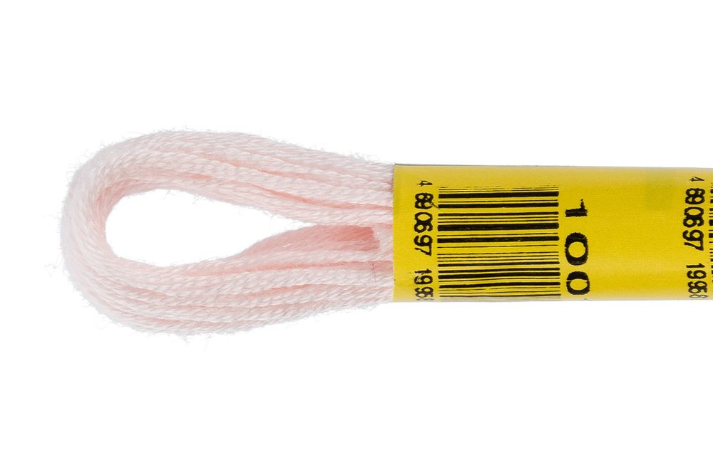 Мулине ПНК им.Кирова цв.1001 св.розовый, Россия, 24 мотка по 8 метров