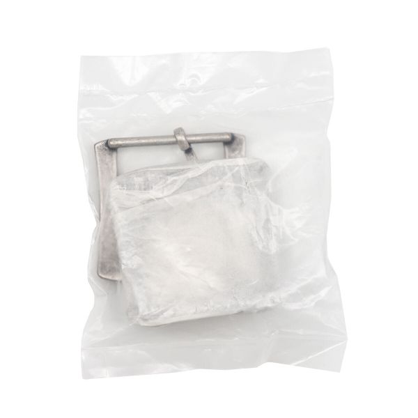 Пряжка ременная металл 40 мм. т. серебро, 2 шт, BIG