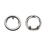 Часть кнопки рубашечной ⌀9 мм (A, D-части), никель, 100 шт, BIG