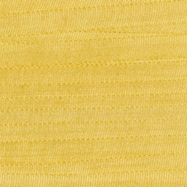 Лента (тесьма) шелковая 7.0 мм / 9.1±0.5 метров, 021 желтый, Gamma SR-7