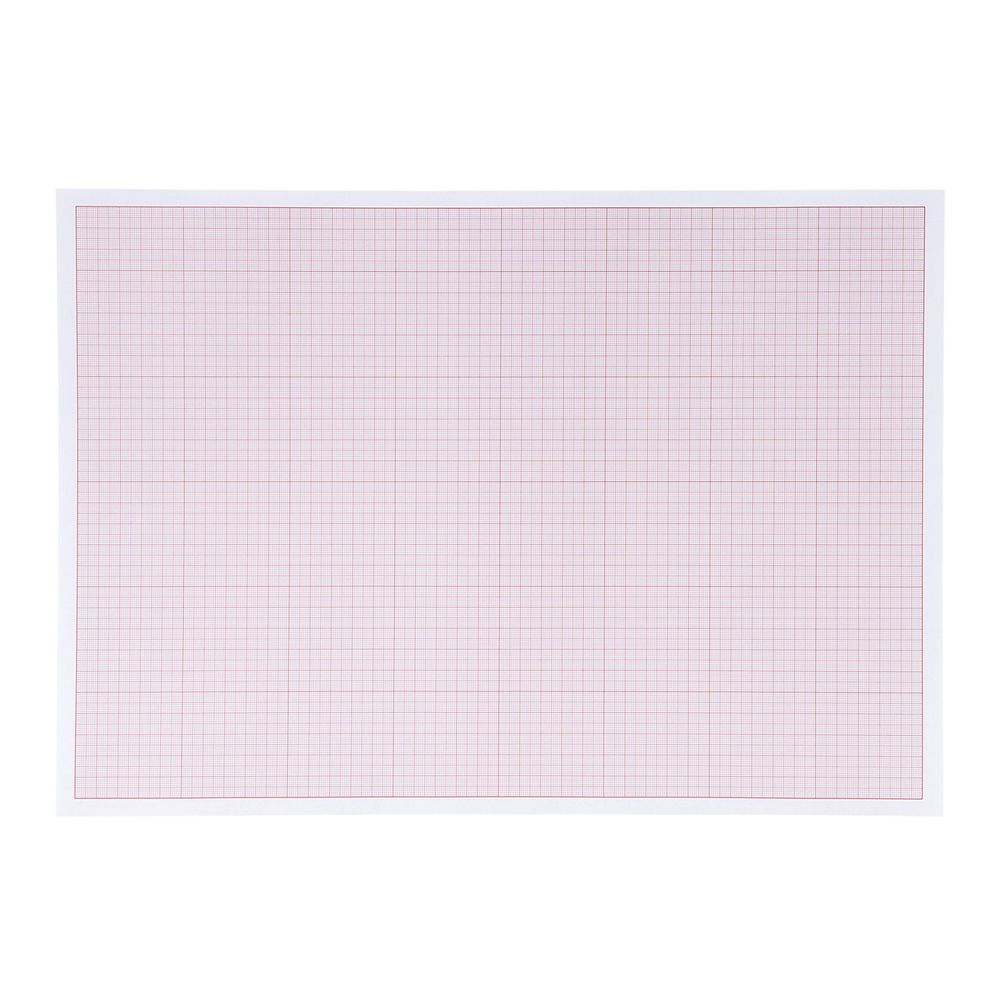 Бумага масштабно-координатная 80 г/м², А3 Маджента, 50 листов