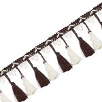 Бахрома отделочная 115.0 мм / 10 метров, с кистями, (200-122), 878