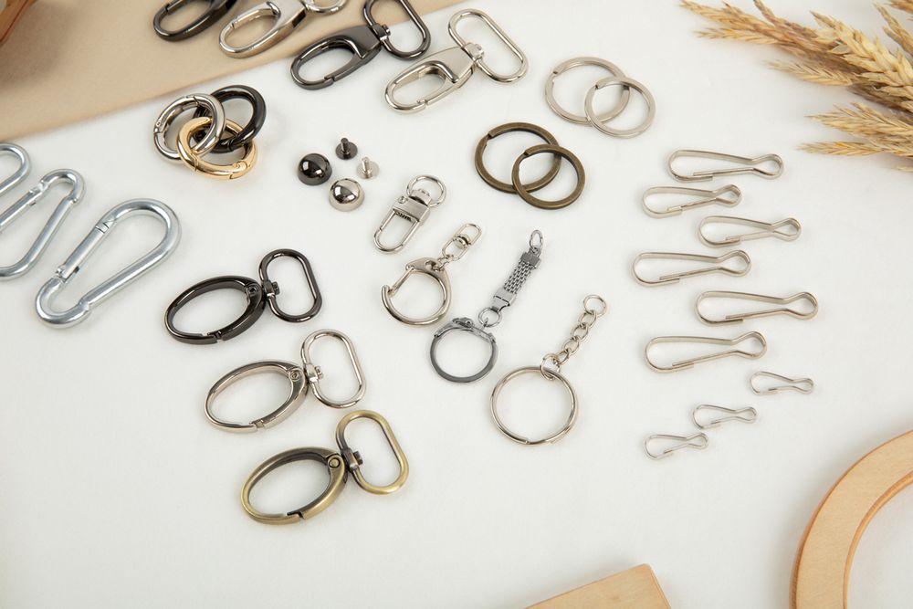 Карабин проволочный 25х8.8 мм, 20 шт, 04 никель, Gamma GH 116/25/20