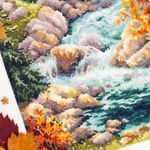 Набор для вышивания нитками Чудесная игла 110-330, Лесной ручей, 27х40см