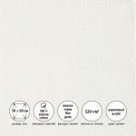 Холст грунтованный на подрамнике 50х60 см, 320 г/м², 2 шт, Плещеевский мелкозернистый, Vista-Artista ACFG-5060