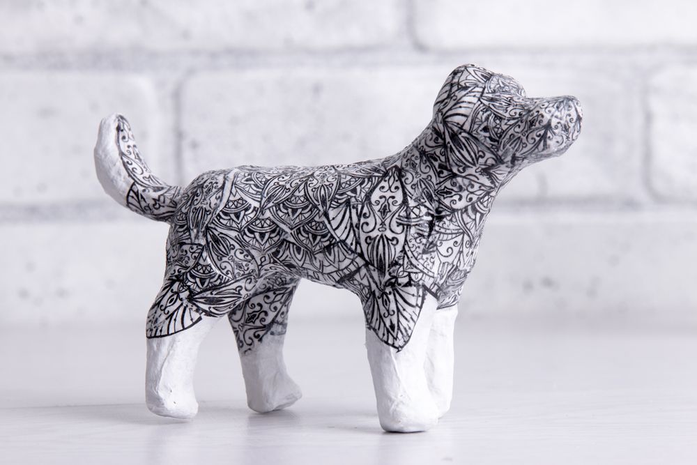 Заготовка из папье-маше Собака, 13.5х3.5х9 см, PAM-085 Love2art