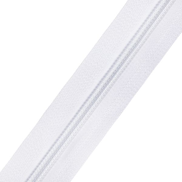 Молния рулонная спираль (витая) Т5 (5 мм) / 100 метров, №101 белый, Blitz