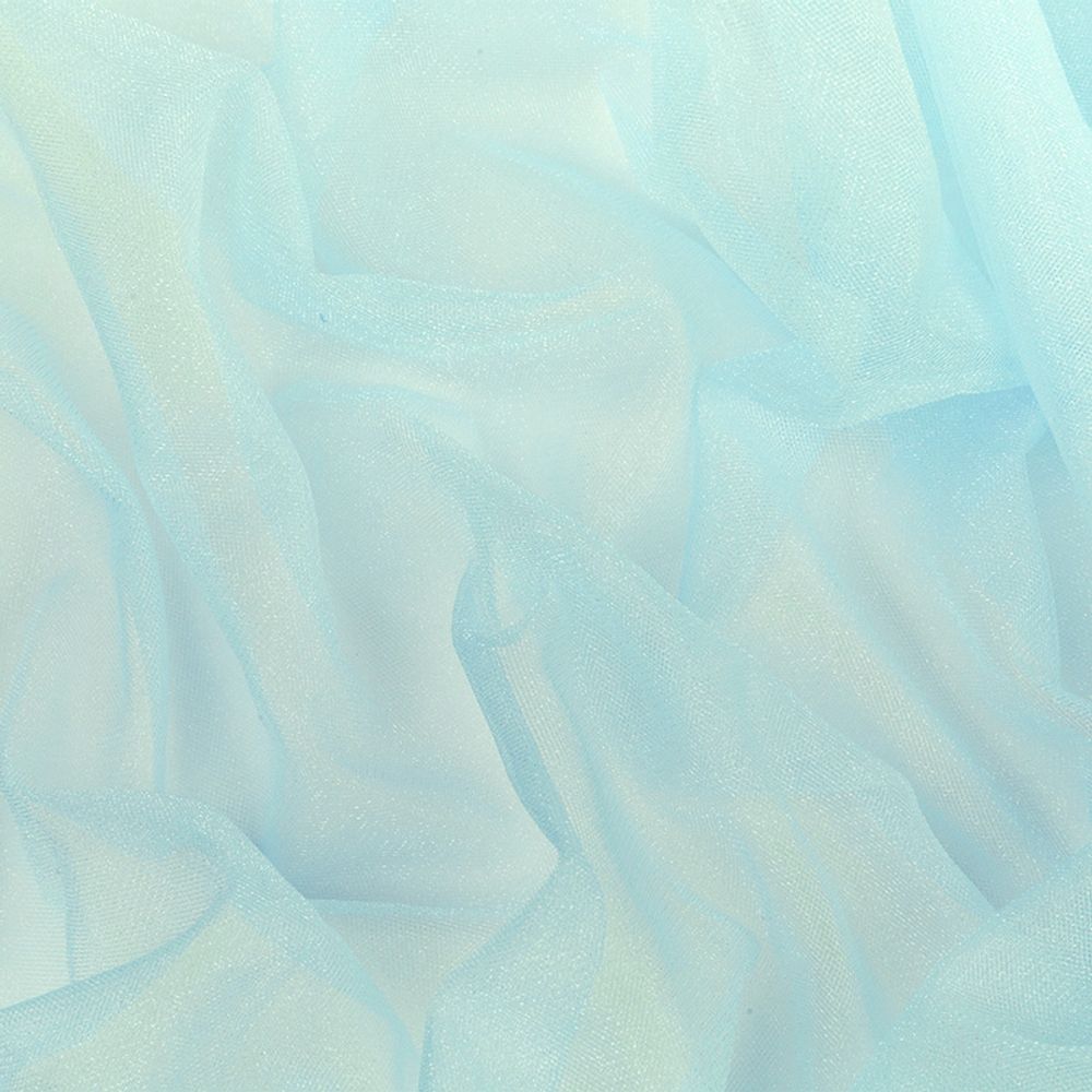 Фатин кристалл 18±2 г/м², 150х150 см, 46 голубой, Gamma FTN-BRN