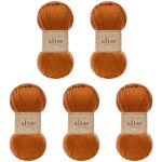 Пряжа Alize (Ализе) Wooltime / уп.5 мот. по 100 г, 200 м, 433 терракот