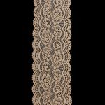 Кружево эластичное (стрейч) 100 мм / 3 метра, C180 бежевый