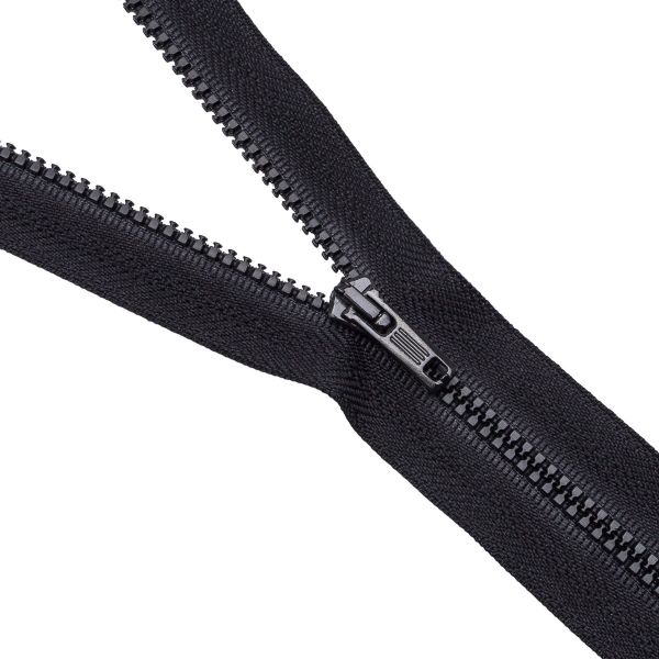 Молния трактор Arta Т5 (4.5 мм) 1 зам., 25 см, н/раз., цв. 077 черный, уп.10 шт