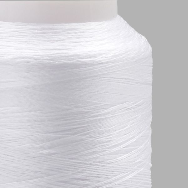 Нитки филаментные 50D/3, 1000 м, 100% п/э, Астра, 9021 белый