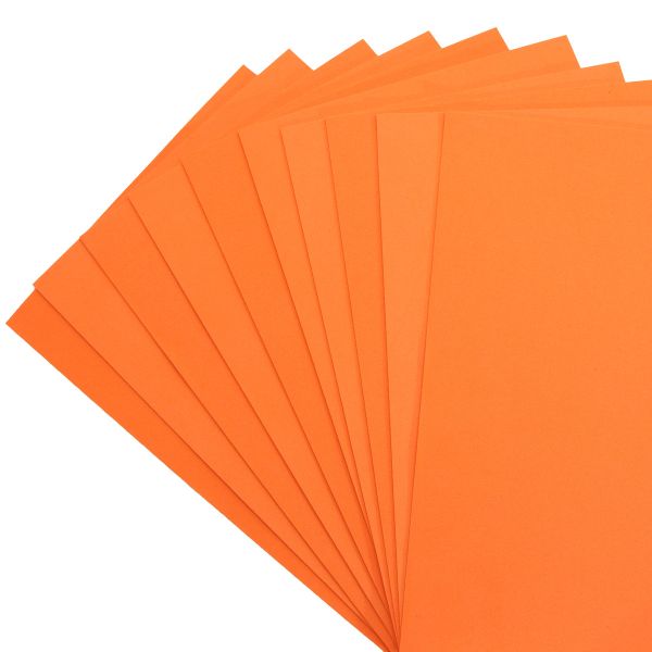 Фоамиран EVA-1010, 10 шт, 20х30 см, 1 мм., Astra&Craft (ZK-005/BK008 оранжевый)