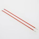 Спицы прямые Knit Pro Zing 2,5 мм / 30 см, алюминий, 2 шт, 47263