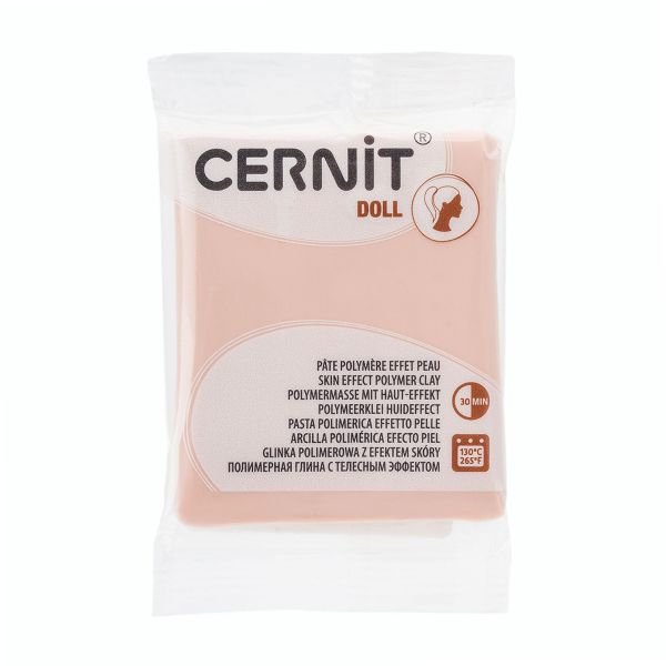 Полимерная глина Cernit Doll 56 г, 855 цвет загара
