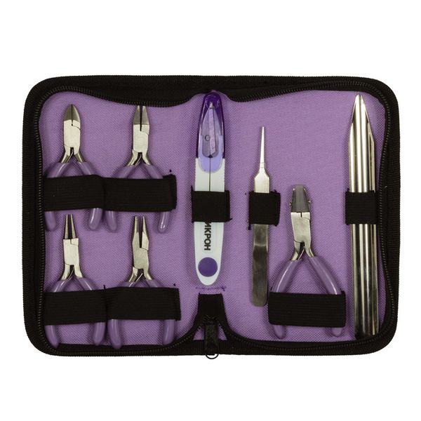 Инструмент для бижутерии: Набор инструментов для хобби и рукоделия металл, Micron HTP-22