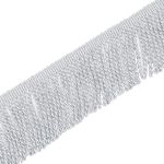 Бахрома отделочная 70.0 мм / 25 метров, крученая, цв.серебро, Hobby&Pro