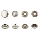 Кнопка Дельта (O-образная) ⌀15.0 мм, ≈720 шт, №61, МЕТАЛЛ, никель, NEW STAR