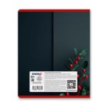 Тетрадь ученическая общая, софт-тач ламинация + выборочный лак, A5+ 96 л. на скобе 65 г/м², белизна 100 %, 5 шт, клетка, 01004 Тень полуночного сада, Светоч 96Т17