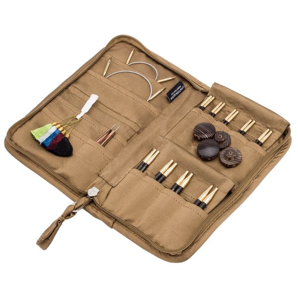 Набор съемных спиц Knit Pro Lantern Moon Ancestry, 10 см, 9 пар (3-6 мм), эбеновое дерево, 350311