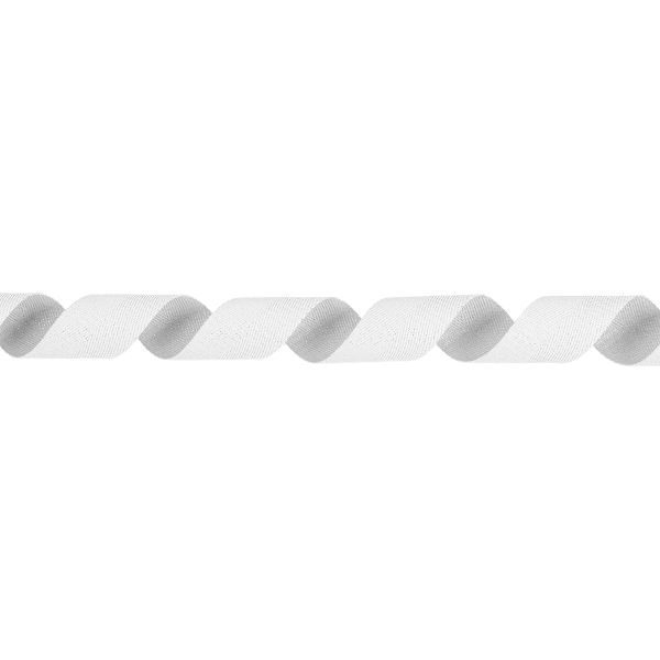 Тесьма (лента) киперная п/э с люрексом 30 мм / 50 метров, белый-серебристый/white-silver, Gamma TPTL-30