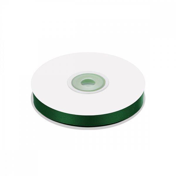 Лента репсовая (в рубчик) 10.0 мм цв. 587 т.зеленый уп.22.86м (±1м)