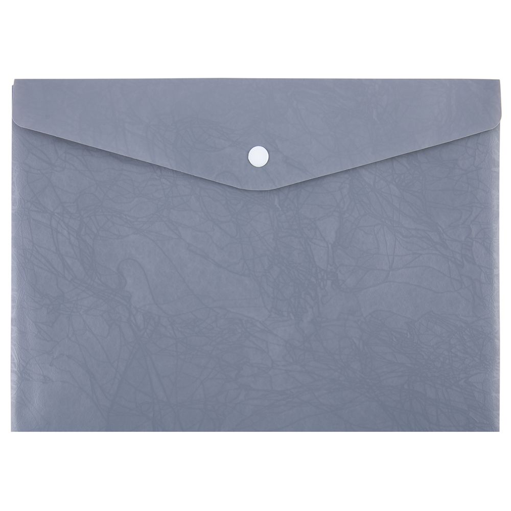 Папка-конверт с кнопкой A5 180 мкм, 10 шт, серый new ЕС21113015, Expert Complete