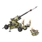 Конструктор пластиковый Пушка 317 элемент, Поделкин PLJ-05