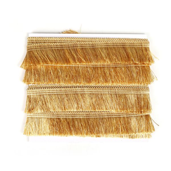 Бахрома отделочная 40.0 мм / 10 метров, 6155-0328 цв.6362 золотистый