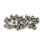 Винт кобурный металл ⌀7,5 мм никель мет, 20 шт