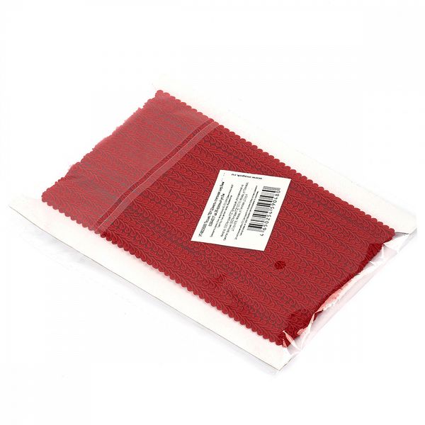 Тесьма Шанель плетеная 8 мм, 0384-0017 цв.26 красный уп.9м