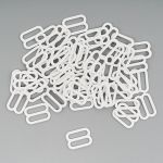 Рамки-регуляторы для бюстгальтера металл 12.0 мм, 50 шт, белый