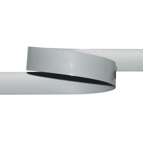 Лента светоотражающая (катафотная) термоклеевая [cpl:420], 15 мм / 50 метров, 100% полиуретан, серебро, Gamma TG9400