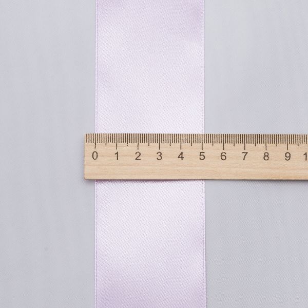 Лента атласная 1-сторонняя 50.0 мм / 22.86±1 метров, 163 бледно-лиловый, Globus