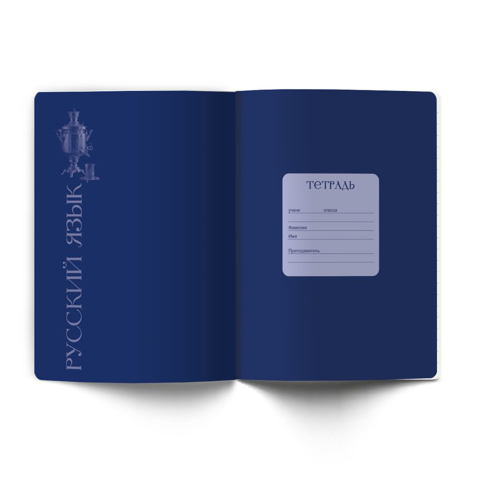 Тетрадь со справочным материалом Золотые главы, тисн.золот.фольгой, A5 48 л. на скобе 65 г/м², белизна 100% 10 шт линия, 01858 Золотые главы Русский язык, Светоч Т287