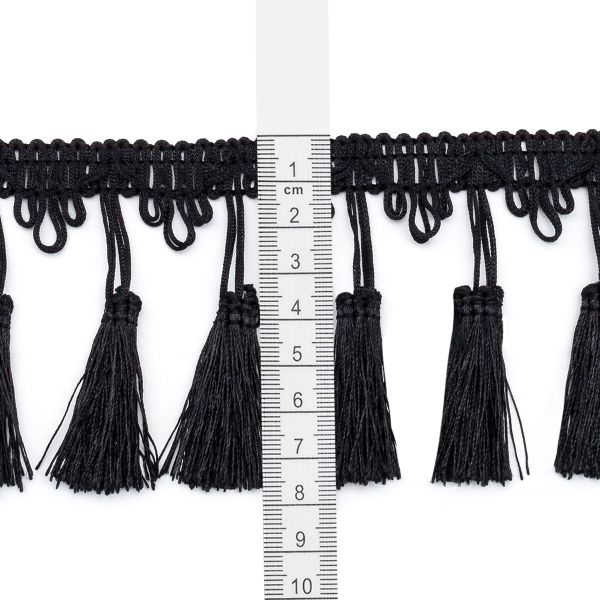 Бахрома отделочная 115.0 мм / 10 метров, с кистями, (115), 878