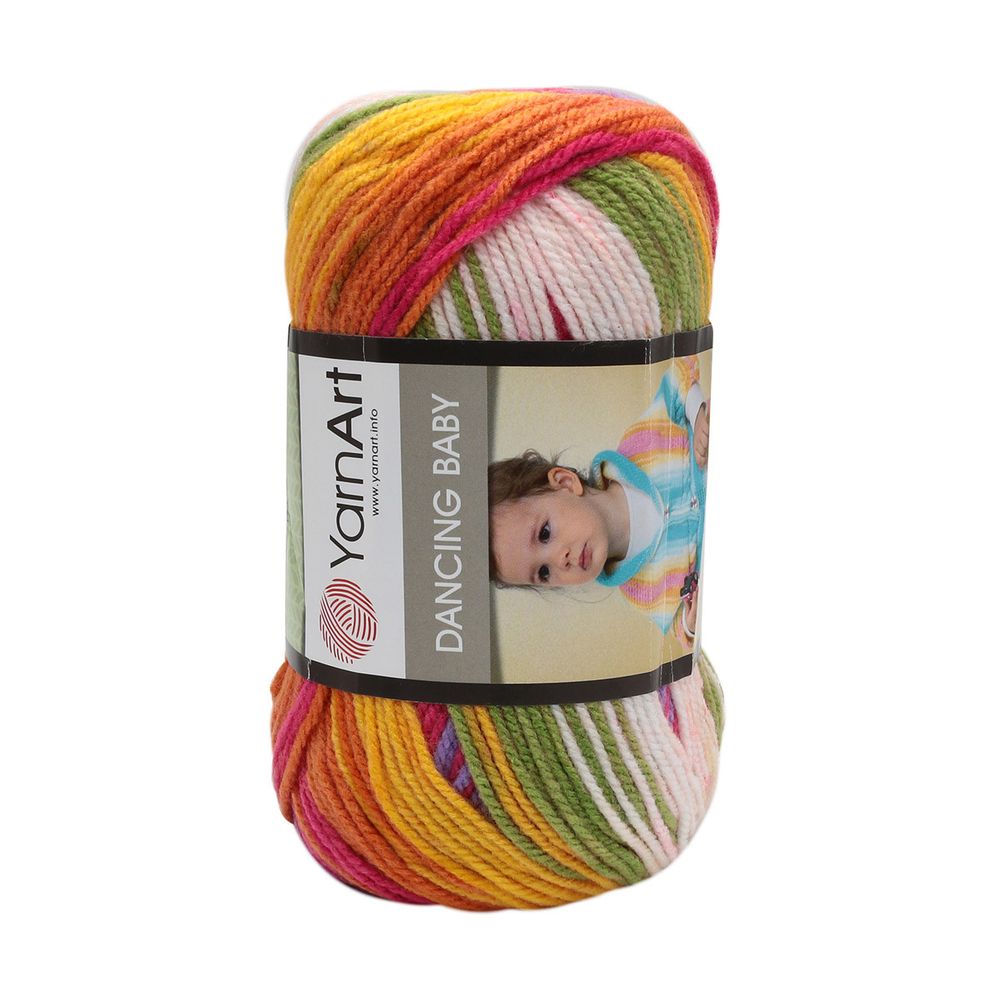 Пряжа YarnArt (ЯрнАрт) Dancing Baby / уп.5 мот. по 100 г, 250м, 815 секционный /TOS/