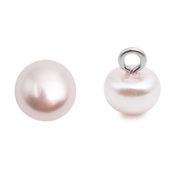 Пуговицы на ножке 8мм (Pink1 (розовый1)), 36 шт