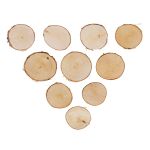 Срез дерева d8-10 см,±0.5, 10 шт, береза, Blumentag СРЕЗ-24